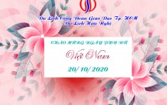 CHÚC MỪNG NGÀY PHỤ NỮ VIỆT NAM 20/10 